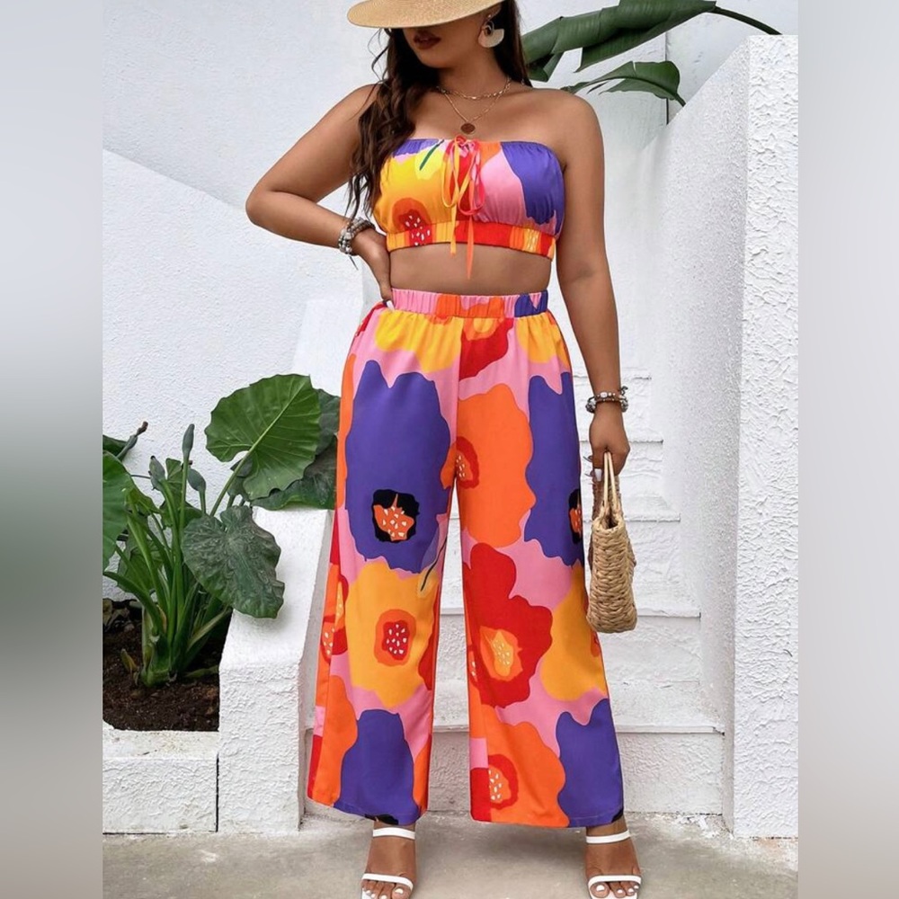 Cute 2 piece pant suit. NWOT